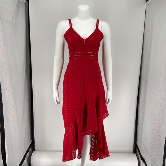 * NEW Tularosa Maya Dress Red B97 - Picture 4 of 9